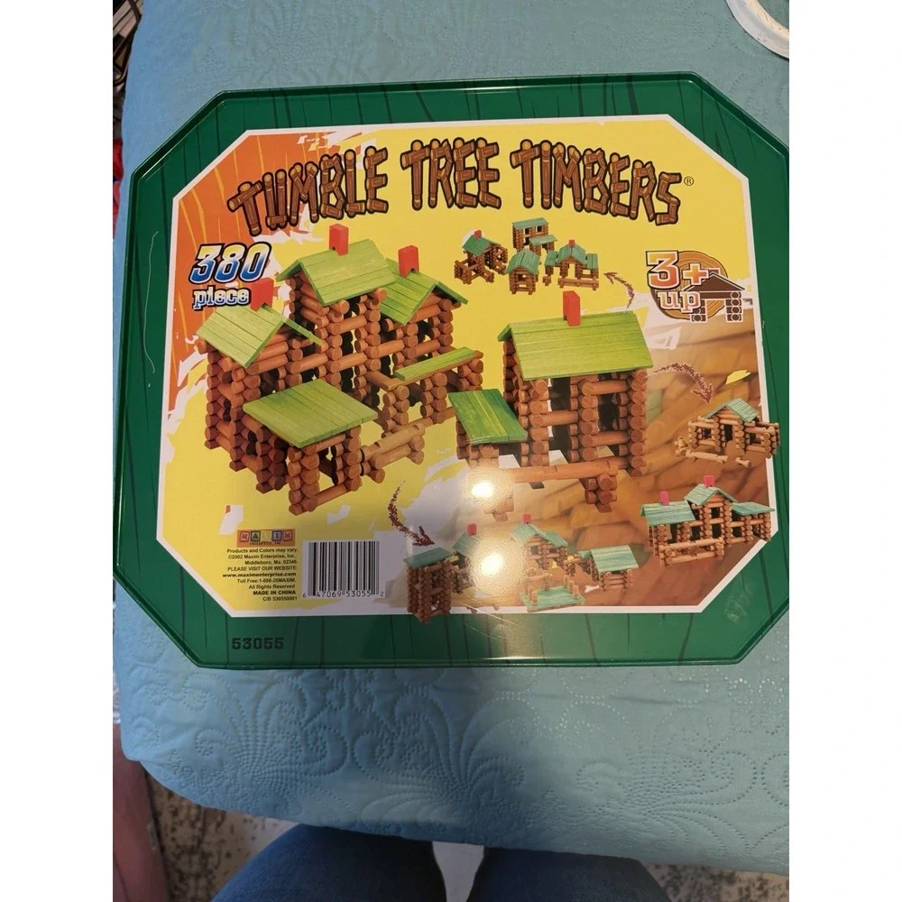 Tumble Tree Timbers Limited Edition 380 Pc Log Cabin Building Set #53055 w Case